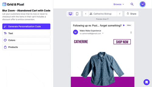 AI button toggle
